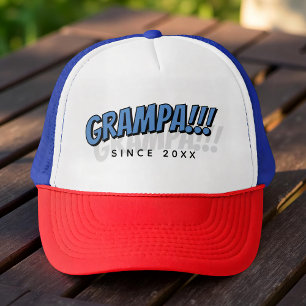Casquette Grand-père ! ! ! Depuis 20XX Comique Cool simple m