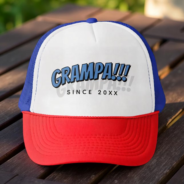 Casquette Grand-père ! ! ! Depuis 20XX Comique Cool simple m (Créateur téléchargé)