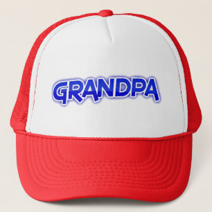 Casquette Grand-père (lettres bleues)