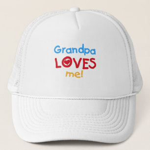 Casquette Grand-père m'aime t-shirts et cadeaux