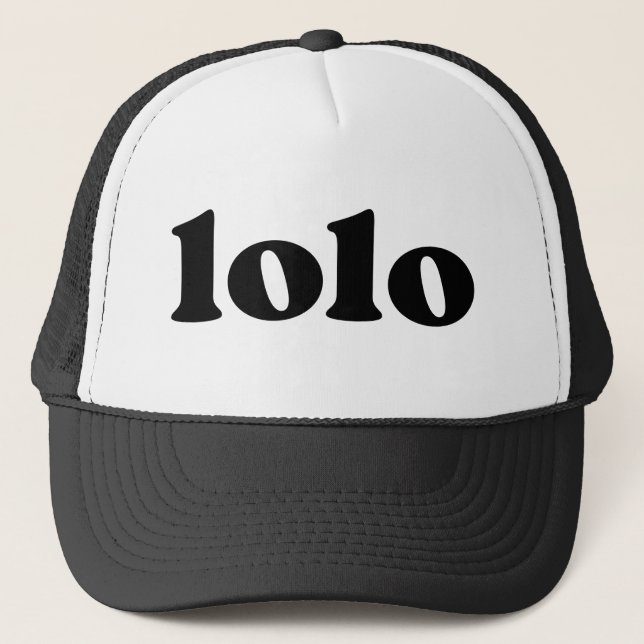 Casquette Grand-père noir et blanc rétro Lolo philippin (Devant)