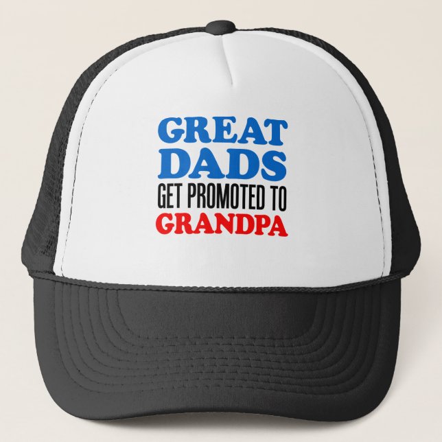Casquette Grand-père promu par de grands papas (Devant)