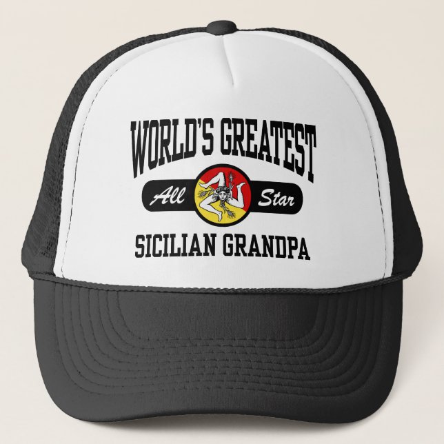 Casquette Grand-père sicilien (Devant)