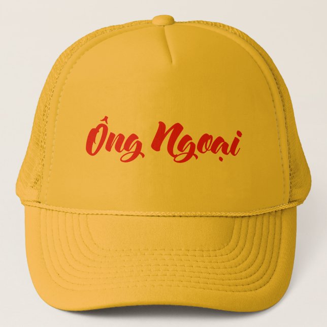 Casquette Grand-père vietnamien (maternel) - Ông Ngobao (Devant)