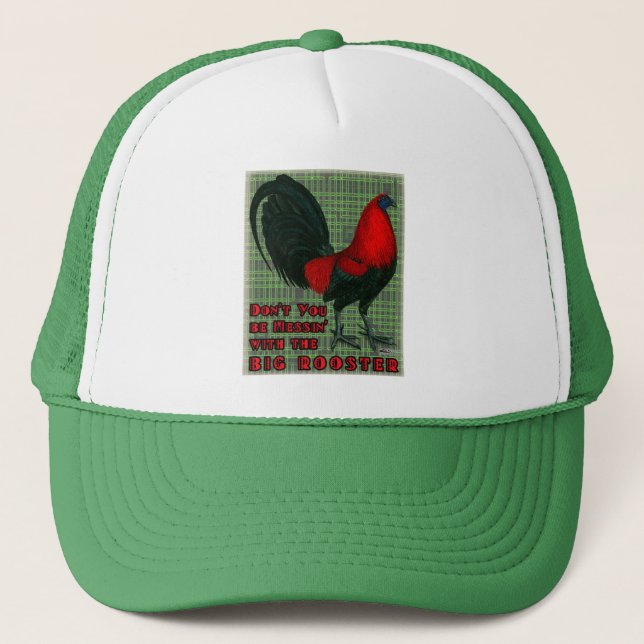 Casquette Grand Rooster Rouge (Devant)