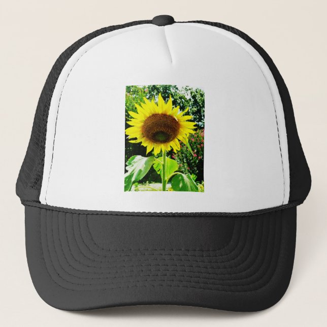 Casquette Grand tournesol jaune (Devant)