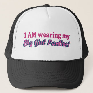 Casquette Grande conception des textes de culottes de fille