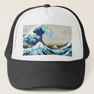 Casquette Grande vague au large de Kanagawa