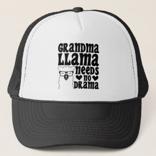 Casquette Grandma Llama N'A Pas Besoin De Drame Mignonne Gra
