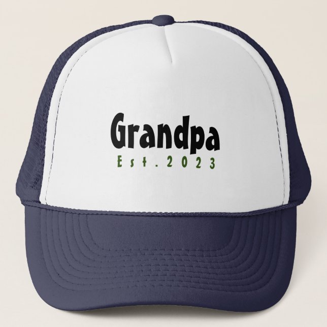 Casquette Grandpa personnalisé Est 2023 (Devant)