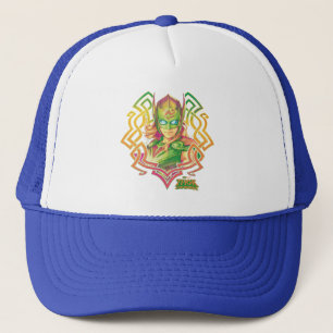 Casquette Graphique Asgardien puissant à trois couleurs