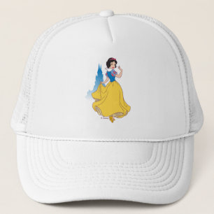 Casquette Graphique blanc et château de neige