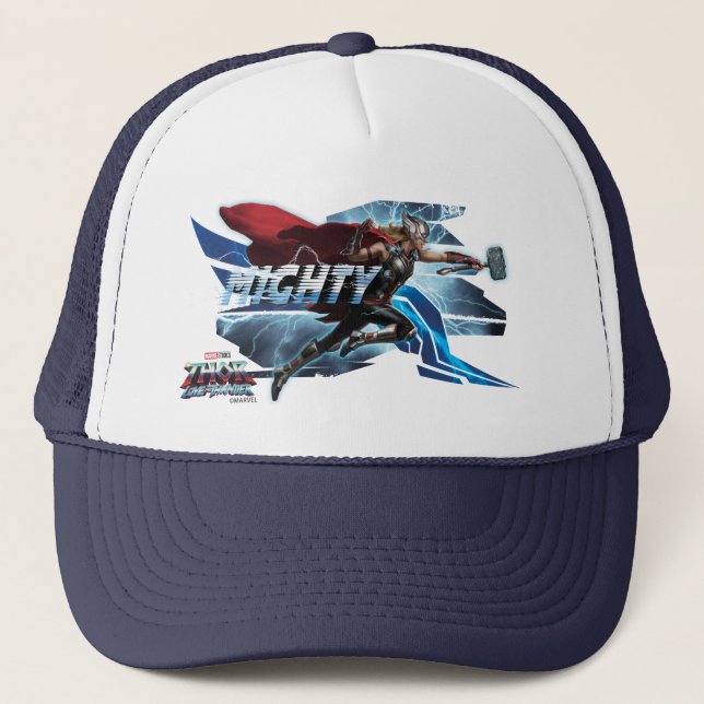 Casquette Graphique de pointe puissant Thor Mjölnir (Devant)