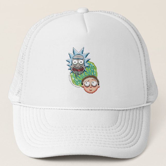 Casquette Graphique du portail Pixelverse Rick and Morty (Devant)
