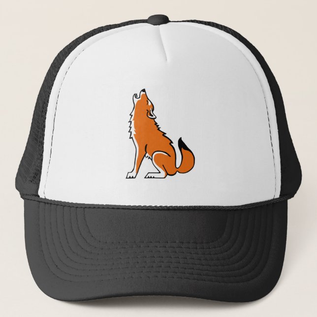 Casquette Graphique - FLOC rouge hurlant - En voie de dispar (Devant)