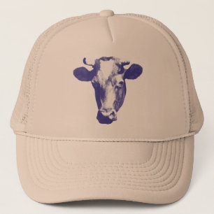 Casquette Graphique pourpre de vache à art de bruit