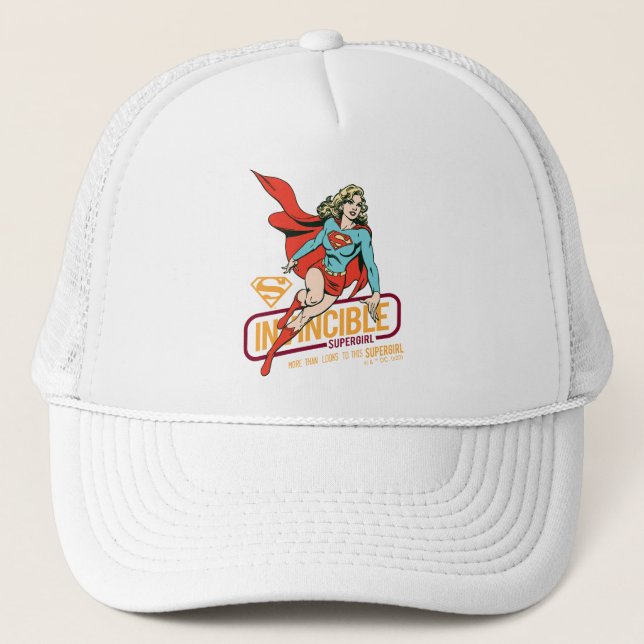 Casquette Graphique rétro-invincible Supergirl (Devant)