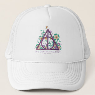 Casquette Graphisme des hirondelles mortes florales
