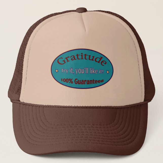 Casquette Gratitude 100% garanti (Devant)