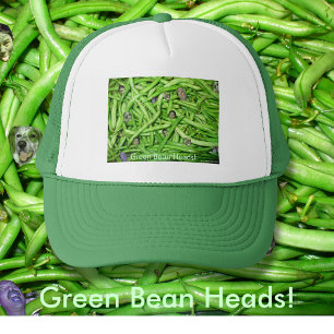 Casquette Green Bean Heads Drôle photo Jardin Visages