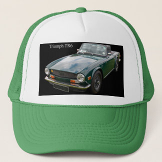 Casquette Green Triumph TR6 Classic Sports Car