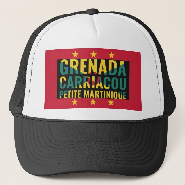 Casquette Grenade patriotique (Devant)