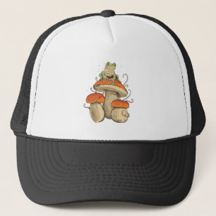 Casquette Grenouille aux champignons