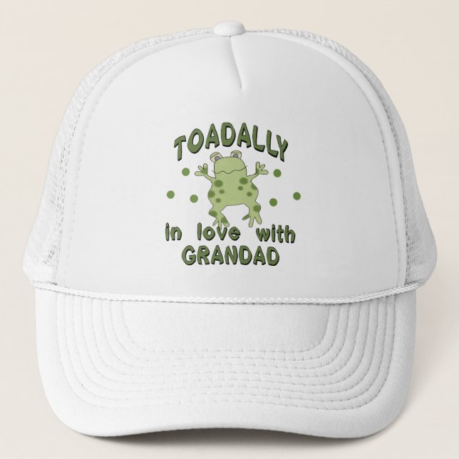Casquette Grenouille de papy d'amour de TOADALLY (Devant)
