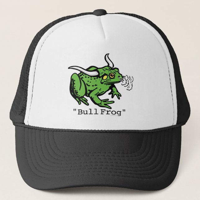 Casquette Grenouille mugissante de grenouille de Taureau par (Devant)