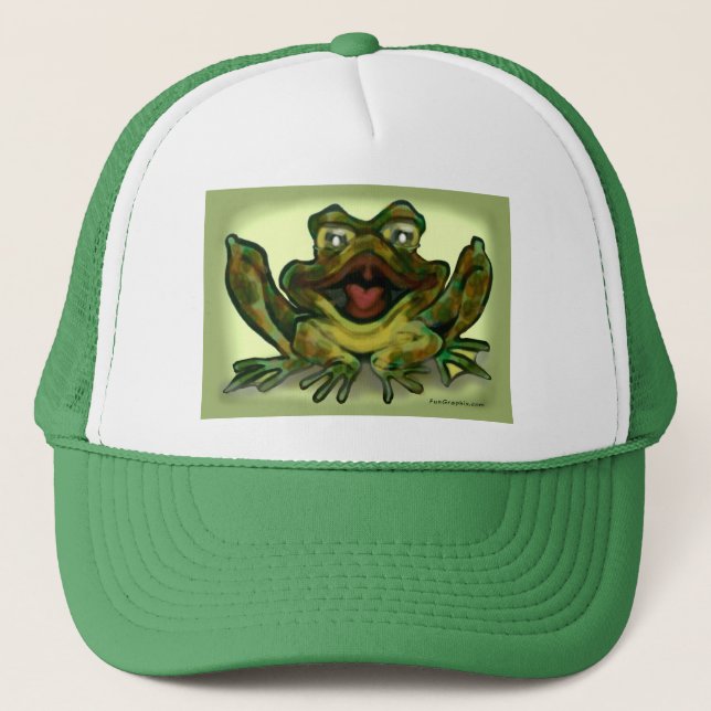 Casquette Grenouille taureau (Devant)