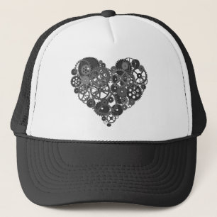 Casquette Grey Gears Heart