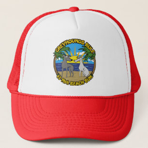 Casquette GREYHOUNDS RULE 45 Mph BEACH BUM
