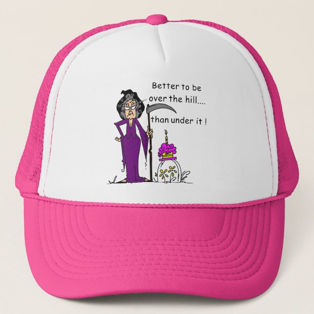 Casquette Grim Reaper Humour d'anniversaire (Devant)