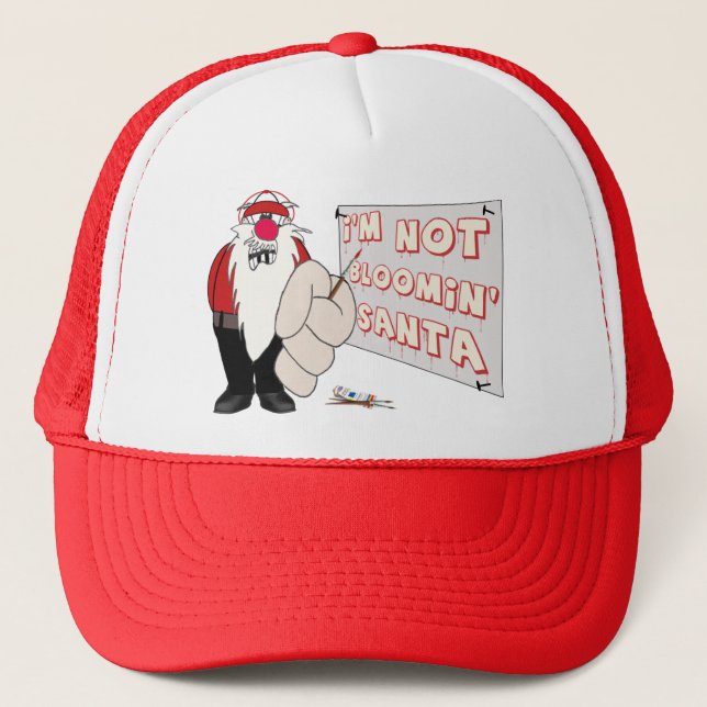 Casquette grincheux de Père Noël (Devant)