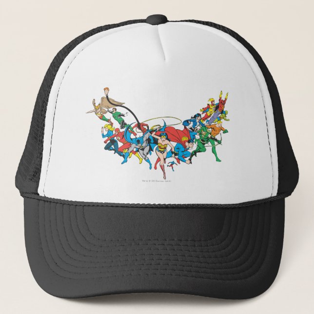 Casquette Groupe 2 de la Ligue de la justice de l'Amérique (Devant)