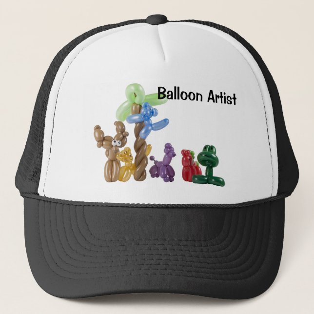Casquette groupe animal de ballon, artiste de ballon (Devant)