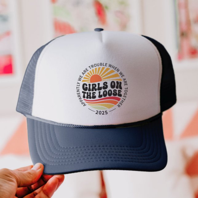 Casquette Groupe Voyage Filles Personnalisé Correspondant Va (Créateur téléchargé)