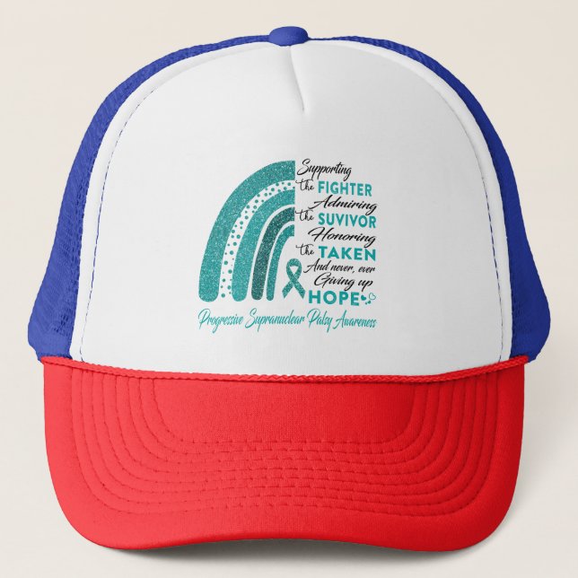 Casquette Guerrier progressiste de la paralysie Supranucléai (Devant)