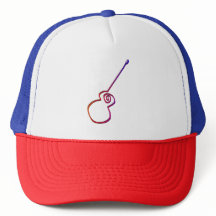 Guitare Abstraite - Art minimaliste de ligne