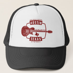 Casquette Guitare d'Austin Texas Live