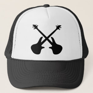 Casquette guitare de basse croisée