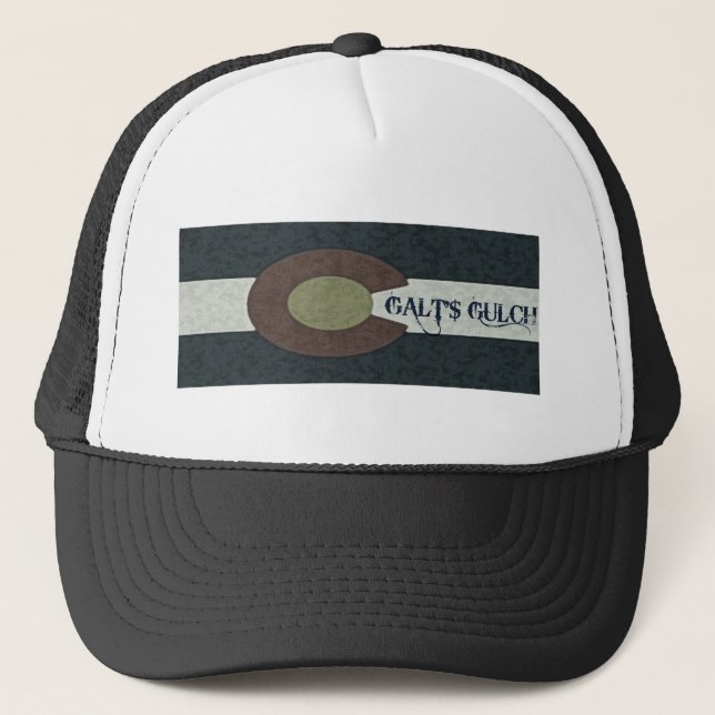 Casquette Gulch de Galt - conception combinée blanche et (Devant)