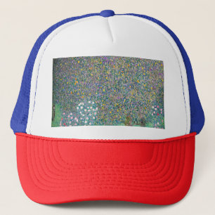 Casquette Gustav Klimt - Rosiers sous les arbres