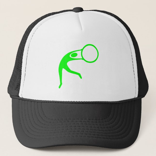 Casquette Gymnastique rythmique - Vert (Devant)