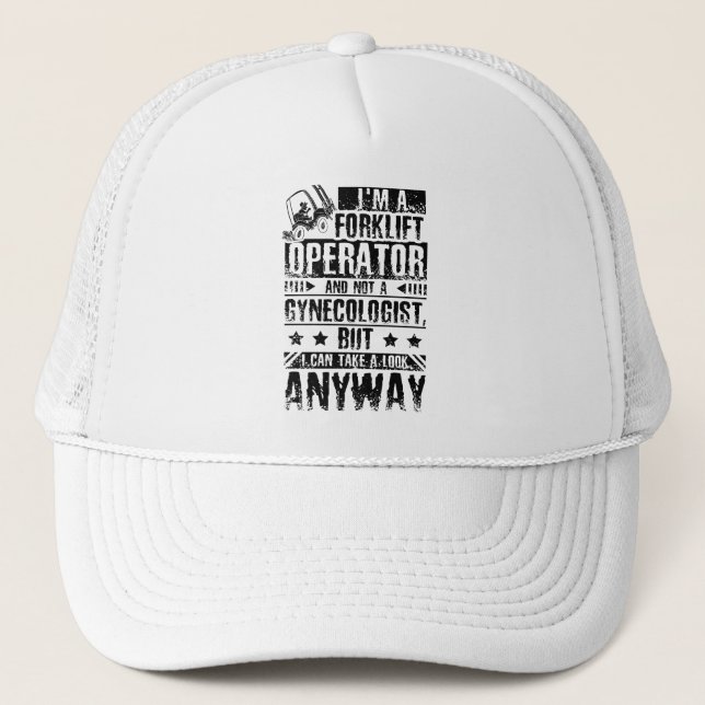 Casquette gynécologue du chariot élévateur (Devant)
