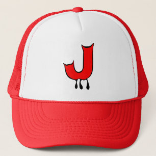 Casquette HA" ★ Bleeding Devil's Teeth-Initial J Trucker Hat