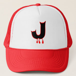 Casquette HA" ★ Bleeding Devil's Teeth-Initial J Trucker Hat