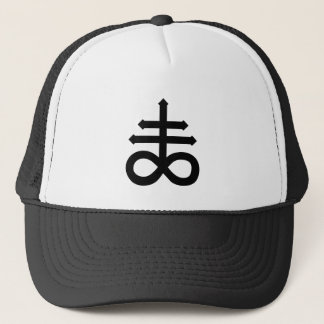 Casquette Hail Satan - 666 Cross Cap - Antéchrist Truckercap
