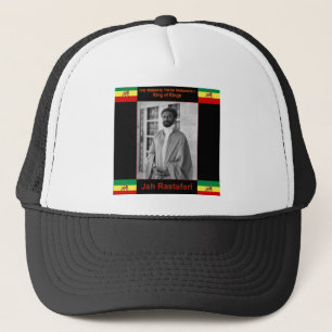 Casquette Haile Selassie le lion de Judah, Jah Rastafari