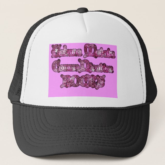 Casquette Hakuna Matata Communication ROCKS Art Print (Devant)